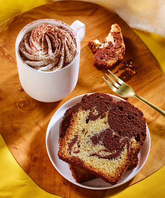 Le cake marbré