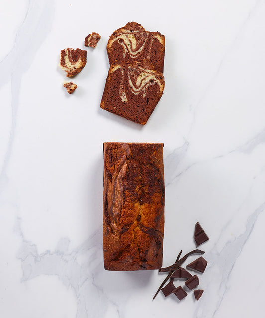 Le cake marbré