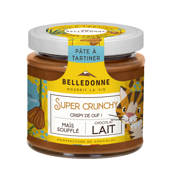 Pâte à tartiner crunchy noisette cajou bio - 300 g