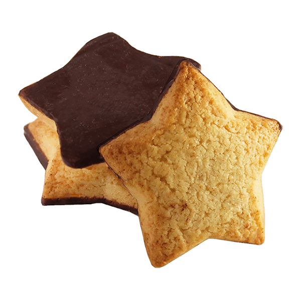 Biscuits étoile orange chocolat noir - vrac 2 kg